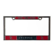 USC Trojans Chrome SC Interlock Tennis License Plate Frame